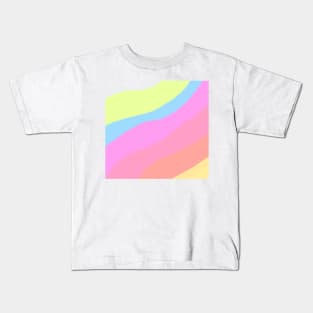 Colorful watercolor abstract pride art Kids T-Shirt